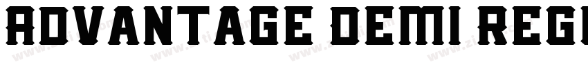 Advantage Demi Regul字体转换
